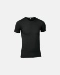 T-shirt "o-neck" 2-pak, Økologisk bomuld, Sort