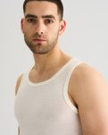 Tanktop "wool", 100% merino uld, Hvid