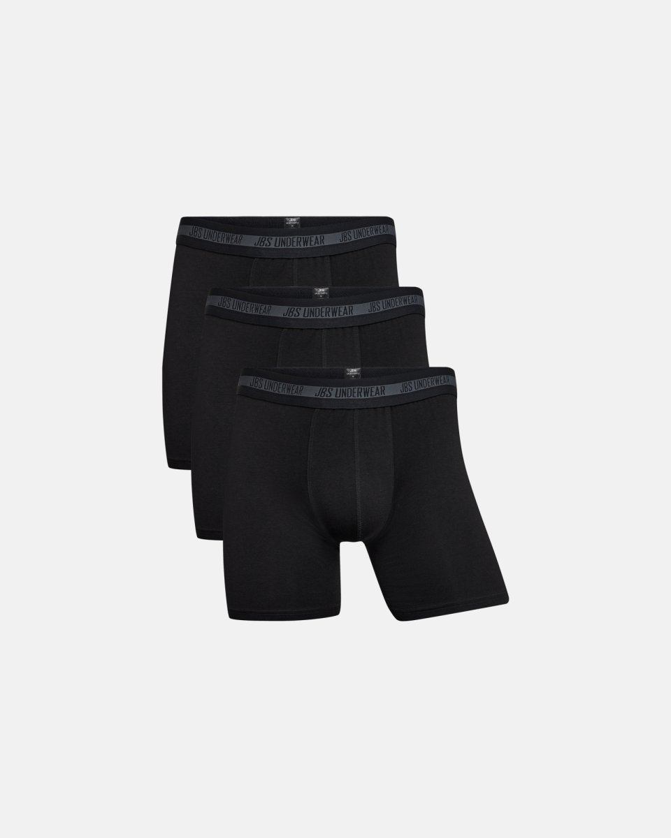 JBS Tights "long leg" 3-pak | Bambusviskose | Sort - S