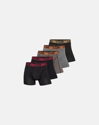 Tights 5-pak | Bambusviskose | Multifarvet -Claudio
