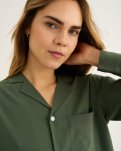 Pyjamasskjorte | Bambusviskose | Grøn -JBS of Denmark Women
