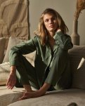 Pyjamasskjorte | Bambusviskose | Grøn -JBS of Denmark Women