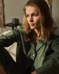 Pyjamasskjorte | Bambusviskose | Grøn -JBS of Denmark Women