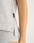 T-shirt v-hals | Bambusviskose | Grå -JBS of Denmark Women