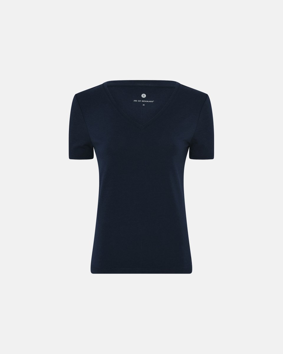JBS of Denmark Women T-shirt v-neck | Bambusviskose | Navy - S