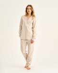 Pyjamasskjorte | Bambusviskose | Sand -JBS of Denmark Women