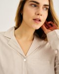Pyjamasskjorte | Bambusviskose | Sand -JBS of Denmark Women