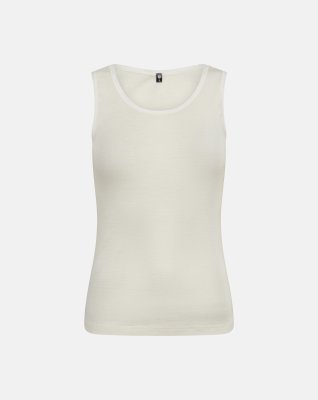 Tanktop, 100% uld, Ivory