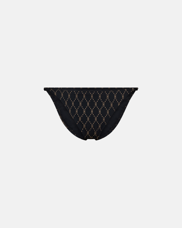 Bikiniunderdel "Tanga" | Polyamid | Sort