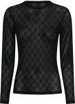 Bluse "Mesh" | Polyamid | Sort -Hype the Detail