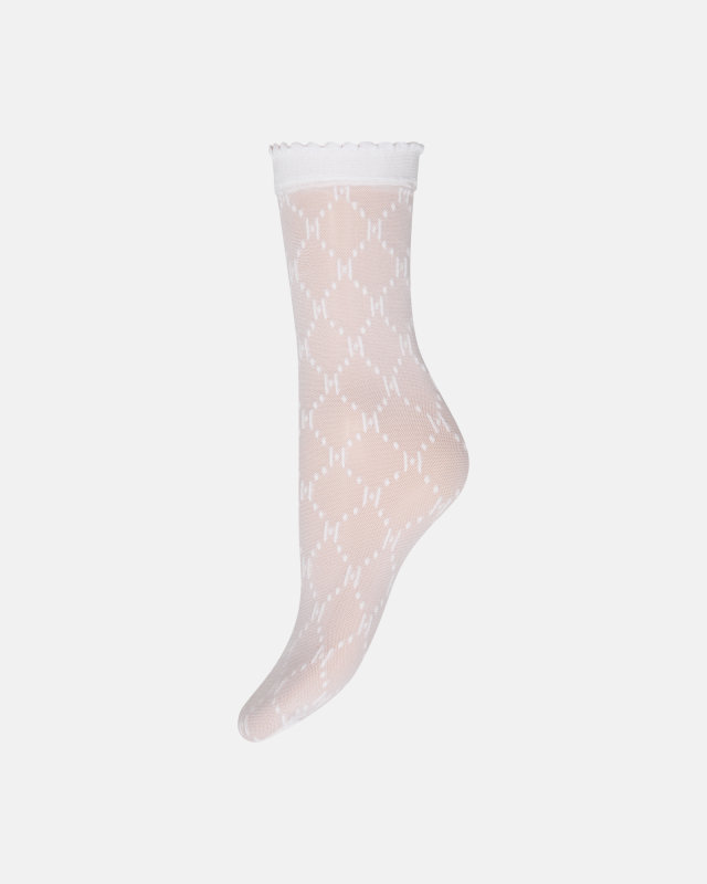 Hype The Detail Strømper - 21113-75 - White/White
