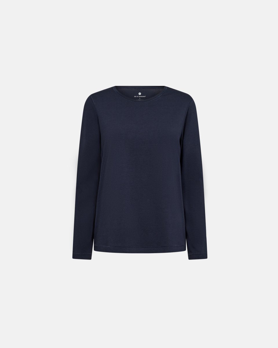 JBS of Denmark Women Langærmet t-shirt | Bambusviskose | Navy - S