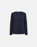 Langærmet t-shirt, Bambusviskose, Navy