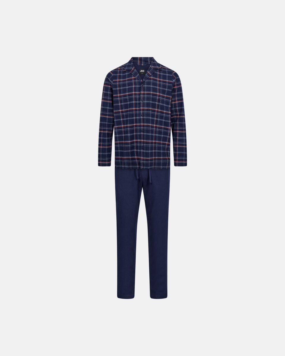 JBS Pyjamassæt 'flannel' | 100% bomuld | Sort - S