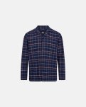 Pyjamassæt 'flannel', 100% bomuld, Sort