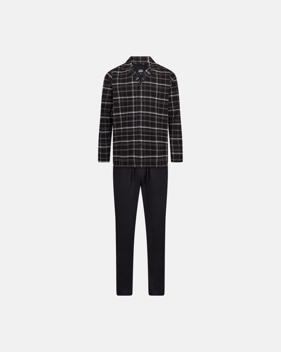 JBS Pyjamassæt 'flannel' | 100% bomuld | Navy - S