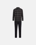 Pyjamassæt 'flannel', 100% bomuld, Navy