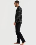 Pyjamassæt 'flannel', 100% bomuld, Navy