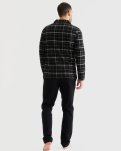 Pyjamassæt 'flannel', 100% bomuld, Navy