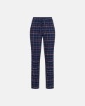 Pyjamasbukser 'flannel', 100% bomuld, Navy