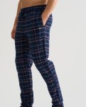 Pyjamasbukser 'flannel', 100% bomuld, Navy