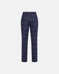 Pyjamasbukser 'flannel', 100% bomuld, Navy