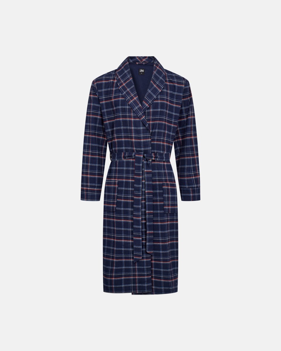 JBS Badekåbe | 100% flannel bomuld | Navy - S
