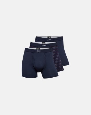 Tights m. gylp 3-pak | Bambusviskose | Navy -JBS