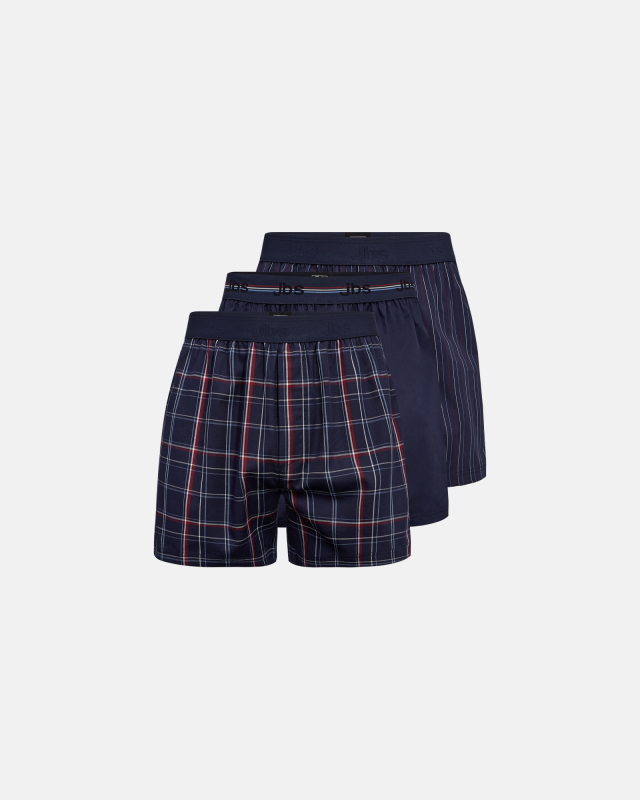 Boxershorts 3-pak | 100% bomuld | Multifarvet