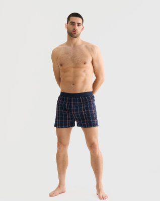 Boxershorts 3-pak, 100% bomuld, Multifarvet
