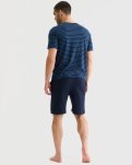 Pyjamas m. shorts, 100% bomuld, Navy