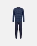 Pyjamassæt, 100% bomuld, Navy