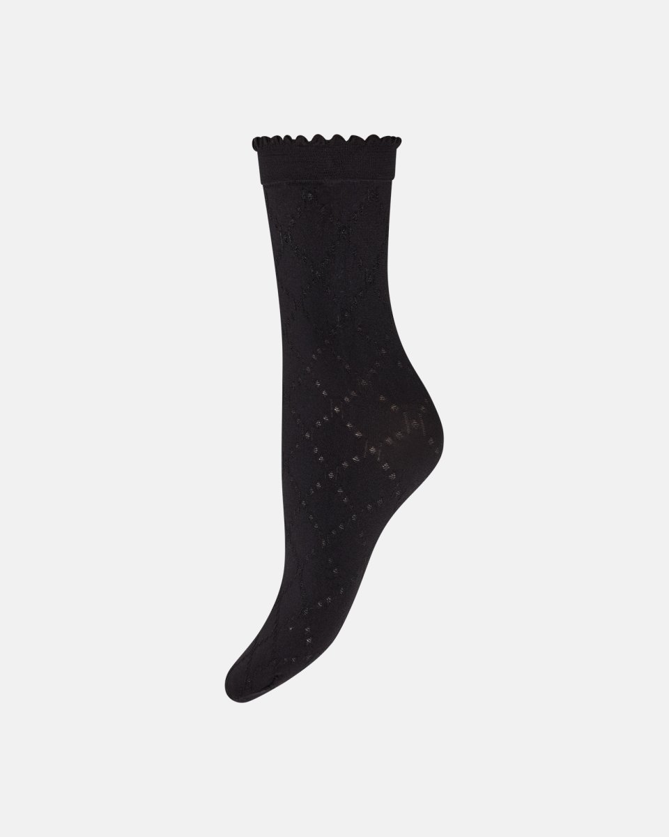 Hype the Detail Strømper "Logo" | 60 denier | Sort - One size