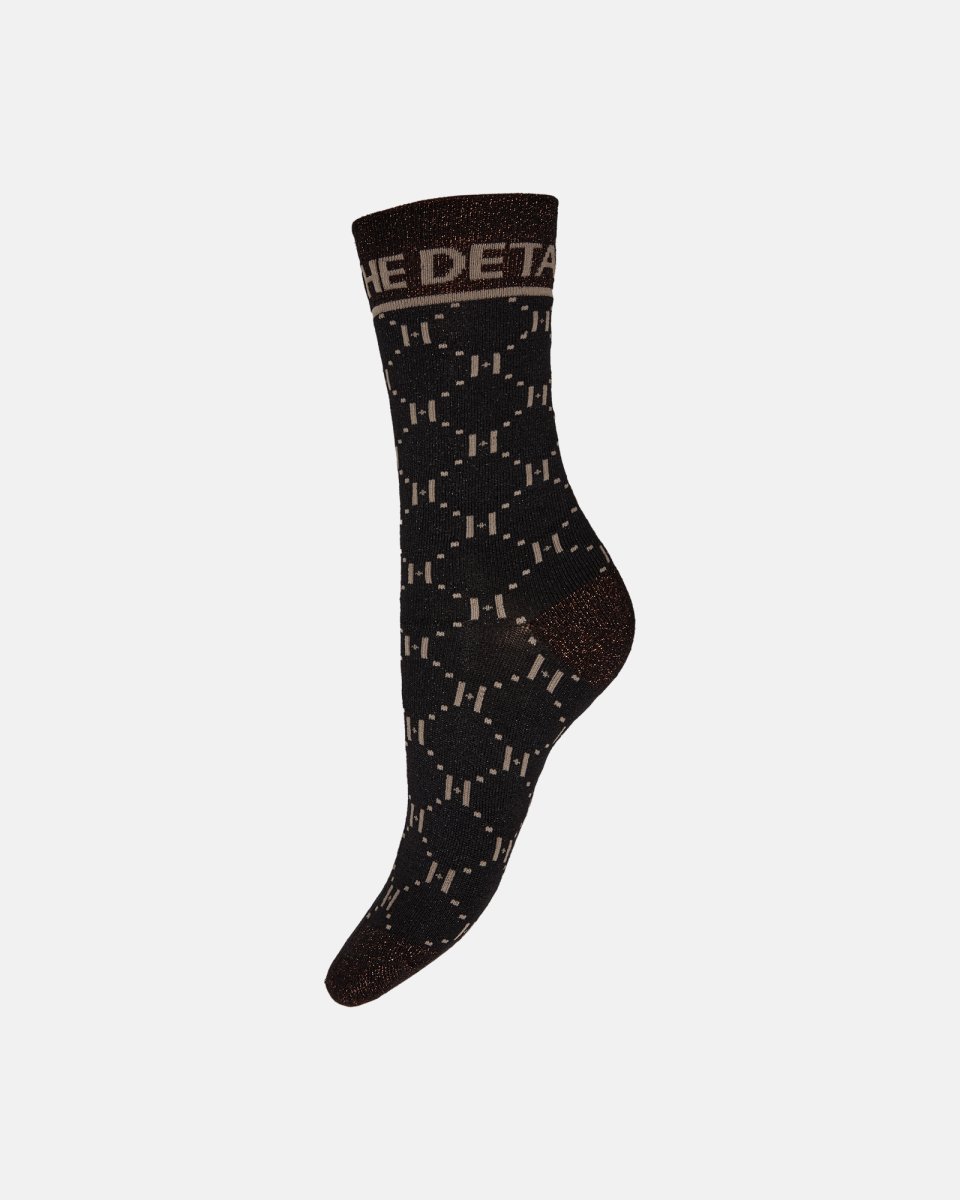 Hype the Detail Strømper "Lurex" | Bambusviskose | Sort - 37-41