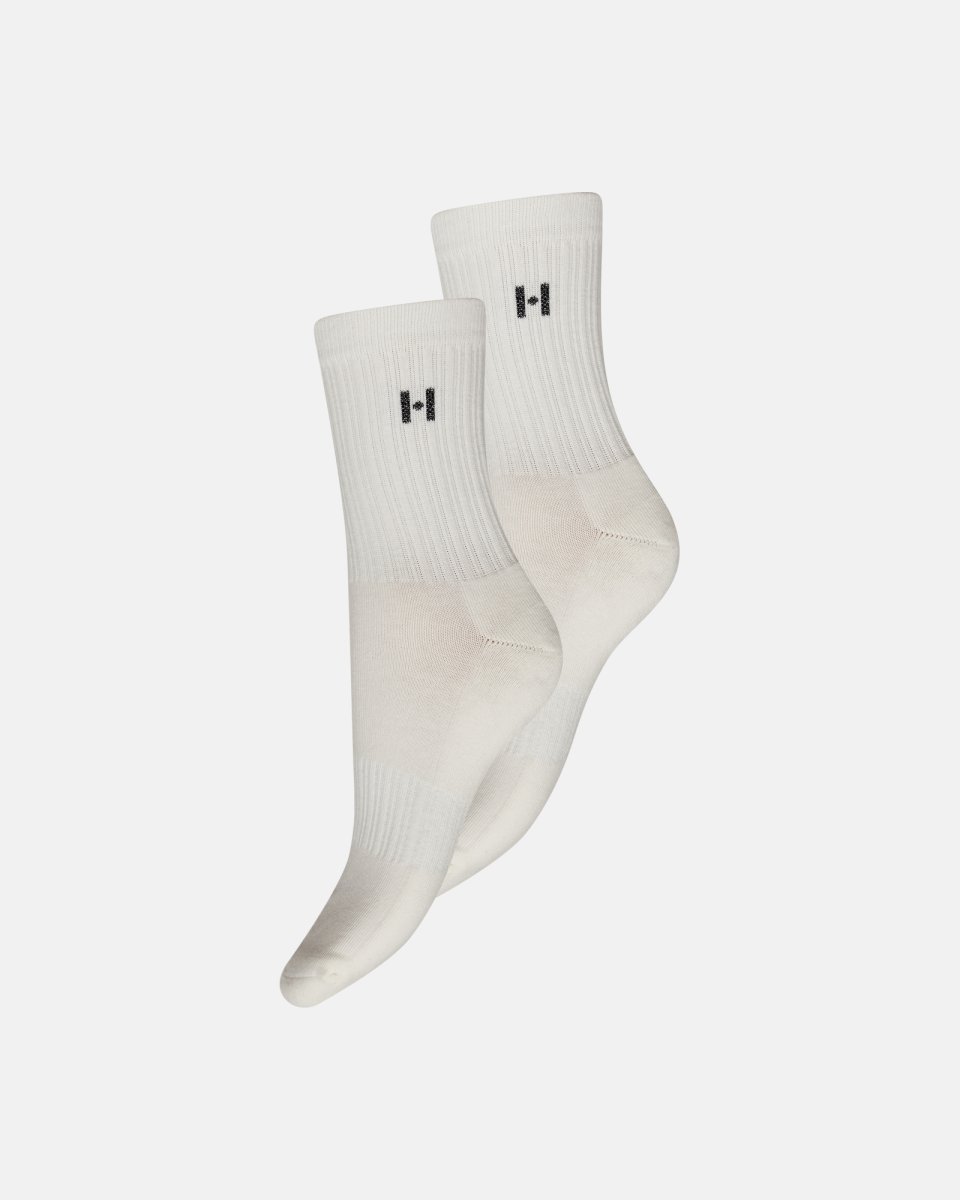 Hype the Detail Tennisstrømper 2-pak | Bomuld | Hvid - 37-41