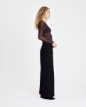 Bluse "mesh" | Polyamid | Brun -Hype the Detail