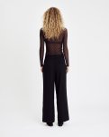 Bluse "mesh" | Polyamid | Brun -Hype the Detail