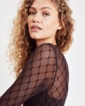 Bluse "mesh" | Polyamid | Brun -Hype the Detail