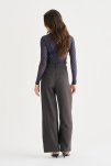 Bluse "Mesh" | Polyamid | Navy -Hype the Detail