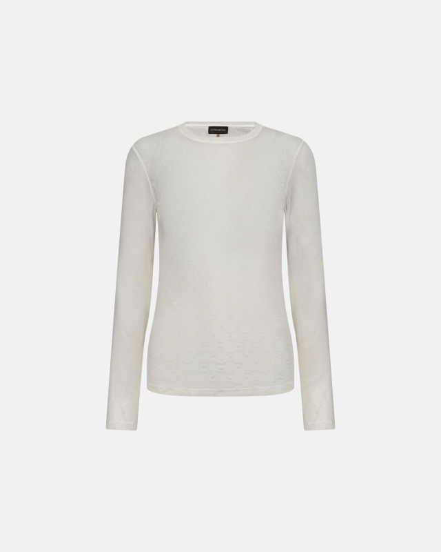 Bluse “Mesh” | Polyamid | Hvid