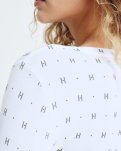 T-Shirt, Bambusviscose/cashmere-blend, Hvid