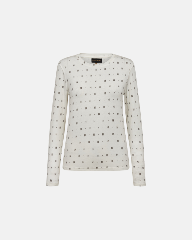 Shirt | Bambusviscose/cashmere-blend | Hvid