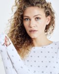 Shirt, Bambusviscose/cashmere-blend, Hvid