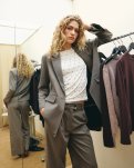 Shirt, Bambusviscose/cashmere-blend, Hvid