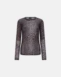 Bluse "Mesh", Polyamid, Grå