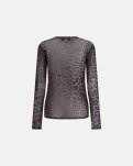Bluse "Mesh", Polyamid, Grå