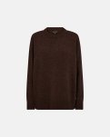 Pullover, Uld, Brun