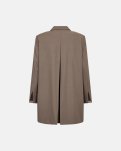 Relaxed blazer, Polyester, Sand