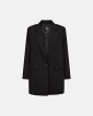 Relaxed blazer | Polyester | Sort - Hype the Detail