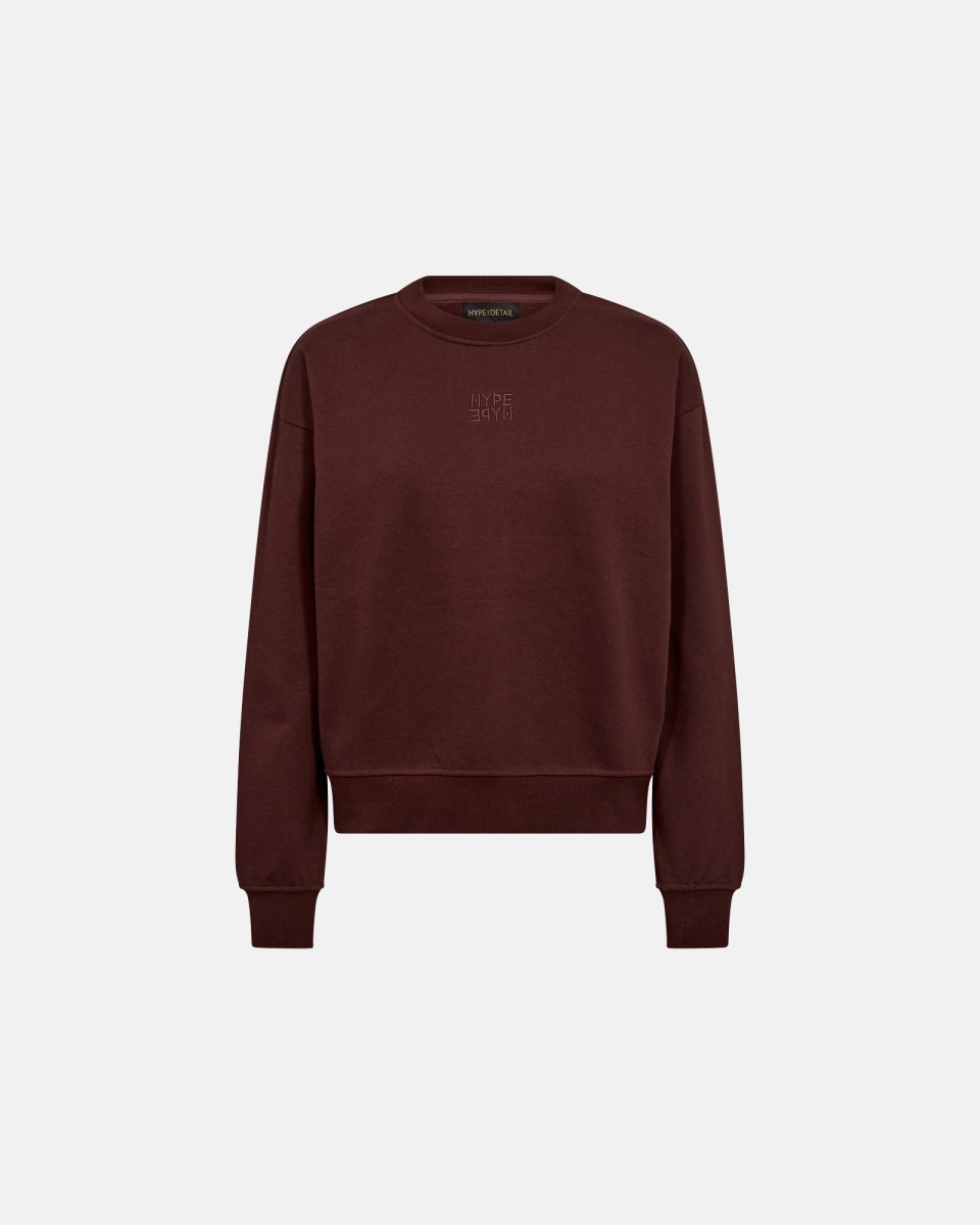 Hype the Detail Sweatshirt | 100% bomuld | Brun - S
